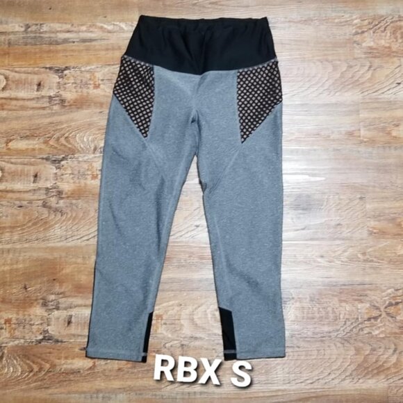2 Yoga Pants Crop Leggings, Small Activewear Sporty Athletic Yoga RBX - Picture 2 of 6